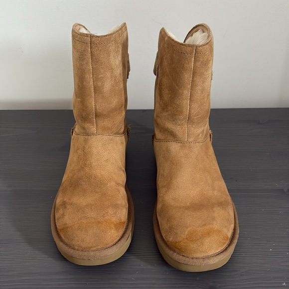 UGG Remora Chestnut Buckle Winter Boot Size 7 - Picture 3 of 12